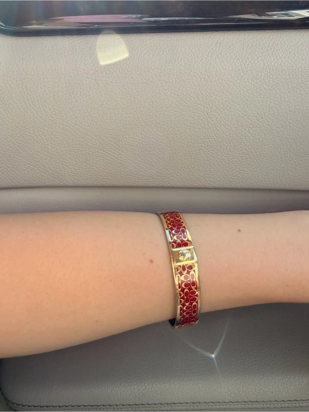 Coach cuff bracelet